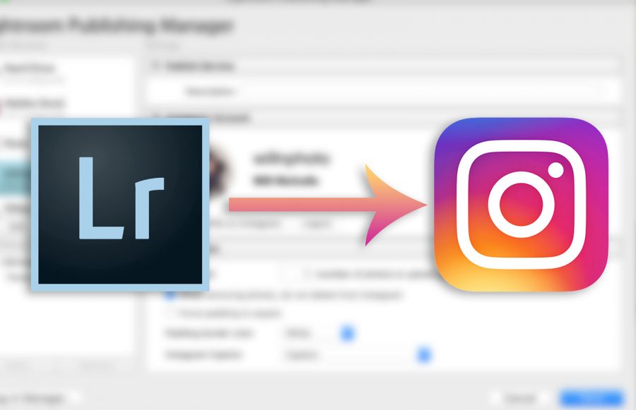 upload photos to instagram from lightroom