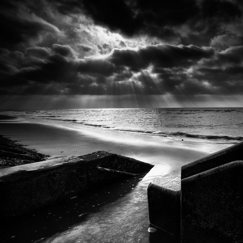 black and white landscape photos