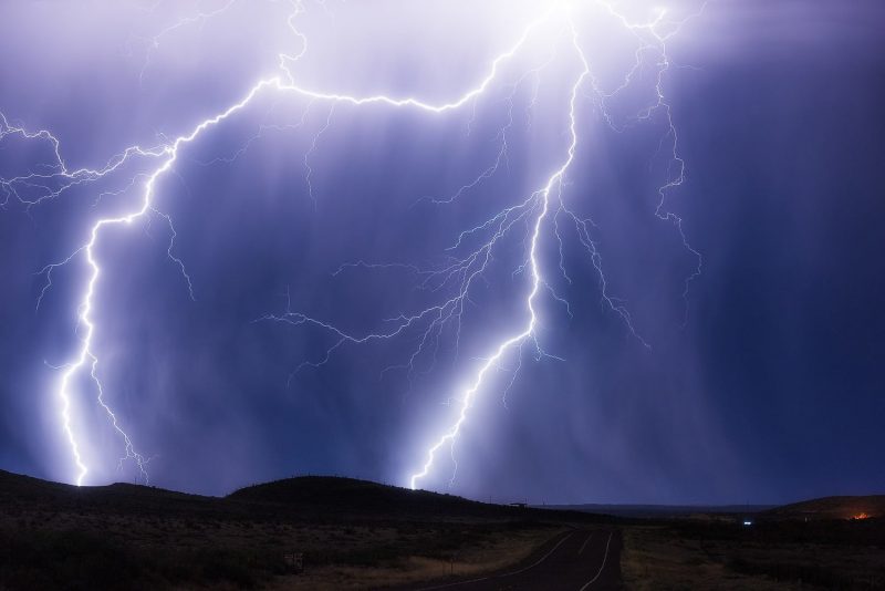 lightning landscape