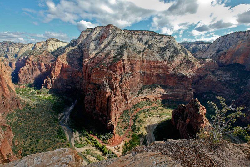 The view at the top of Angels Landing