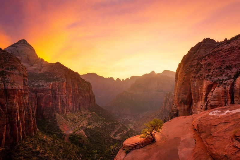 Valley landscape