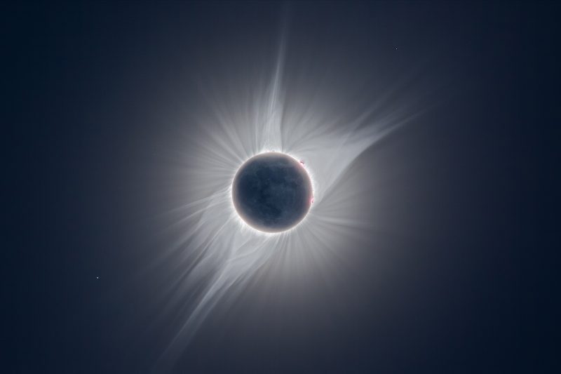 The Solar Corona during the total solar eclipse