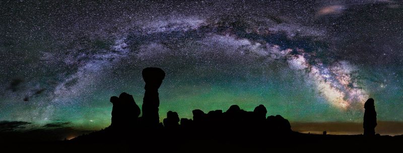 night photography arches national park