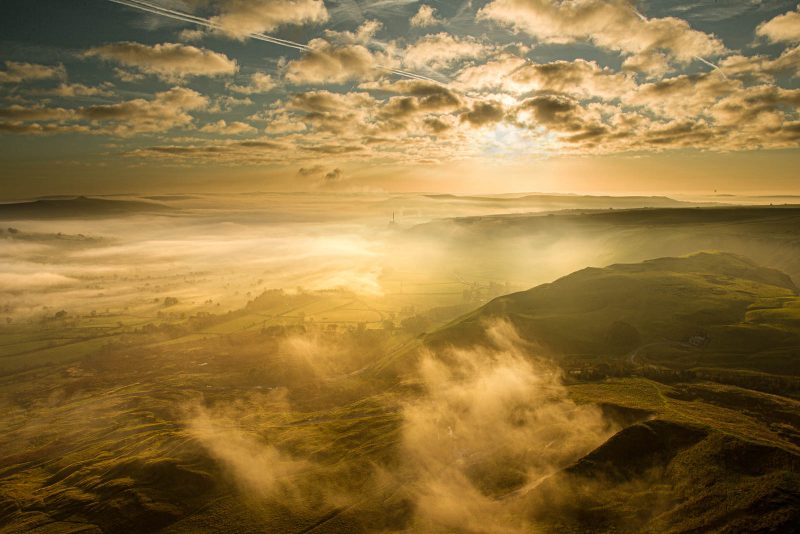 autumn landscape Peak District