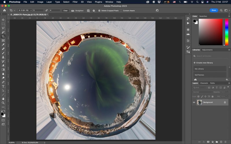 fisheye effect photoshop tips