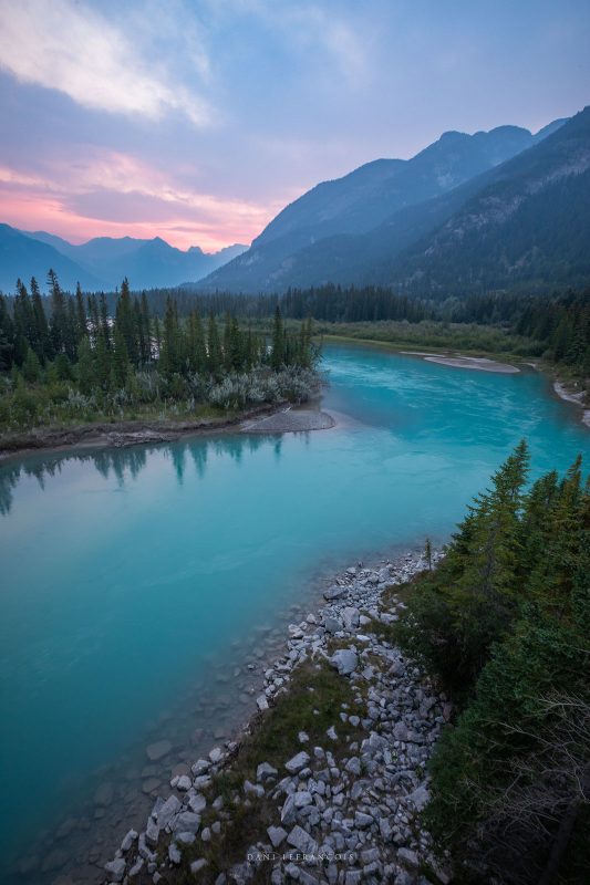 bow river Banff national park photography