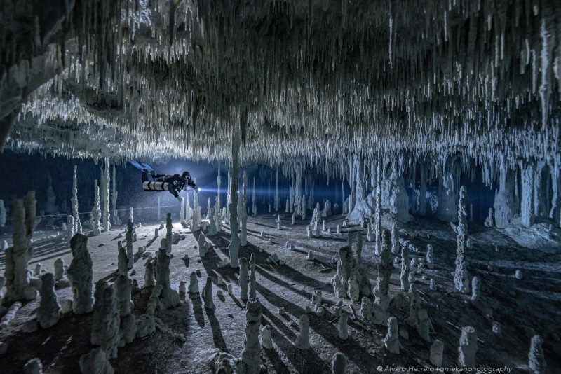 cave diving Alvaro herrero lopez underwater photography